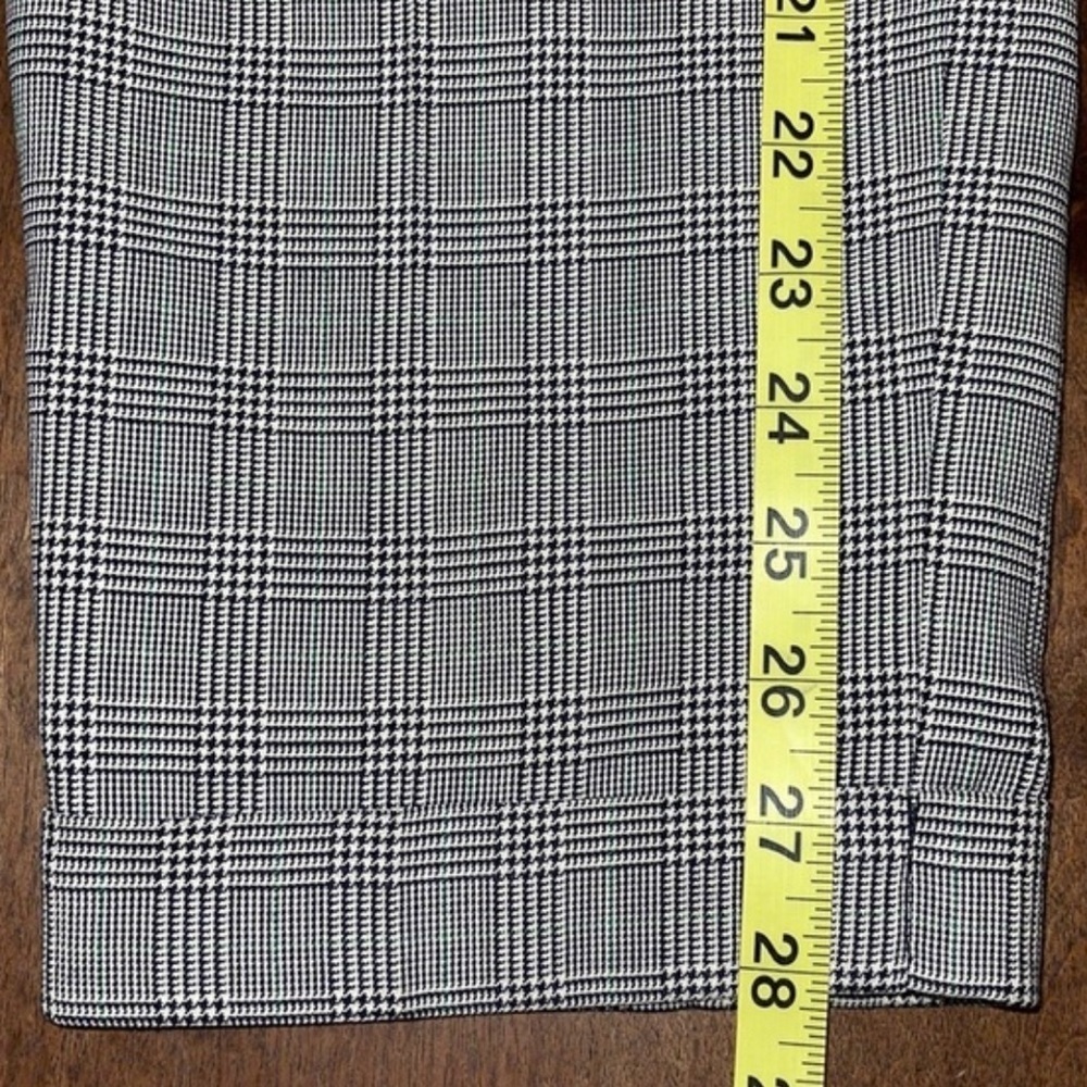 Lauren Ralph Lauren Glen Check High Waisted Cuffed Pants Sz. 8 Petite - Picture 14 of 14